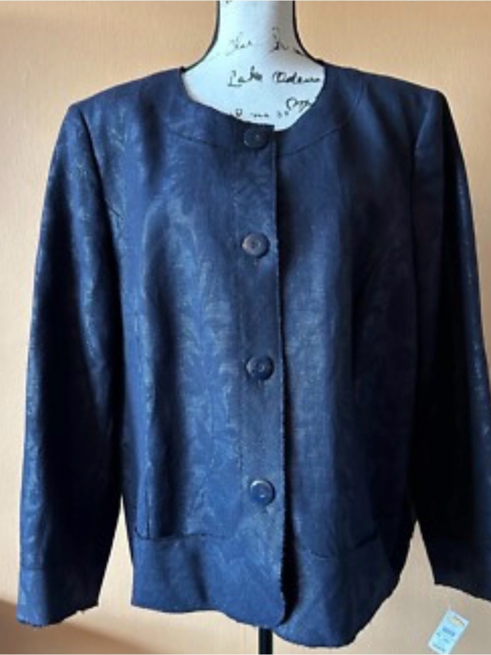 Navy jacket, Talbots 18w
